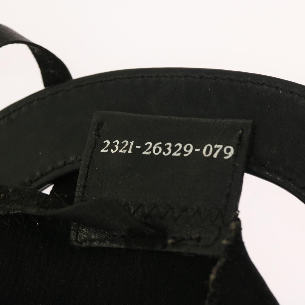 FENDI Hand Bag Nylon Black yk8577