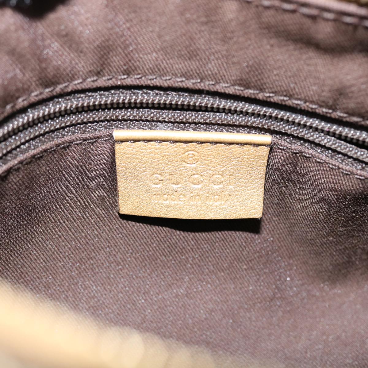 GUCCI GG Crystal Abbey Shoulder Bag Gold Tone 190525 yk8578
