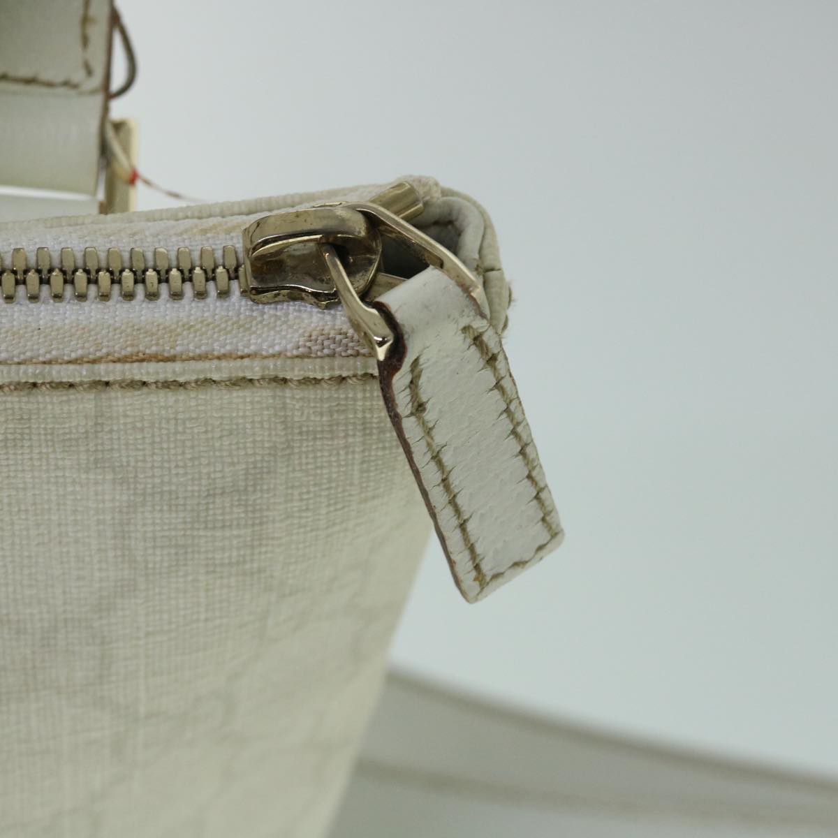 GUCCI GG Canvas Sherry Line Shoulder Bag White Red Navy 152608 yk8621