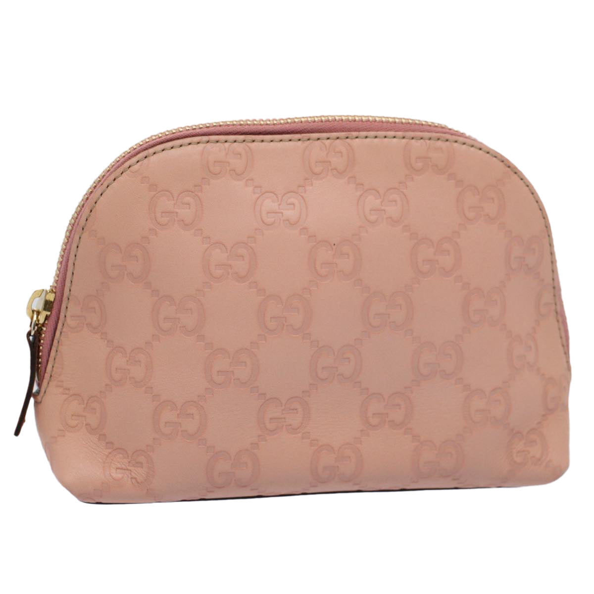 GUCCI GG Canvas Guccissima Pouch Pink 141810 yk8636