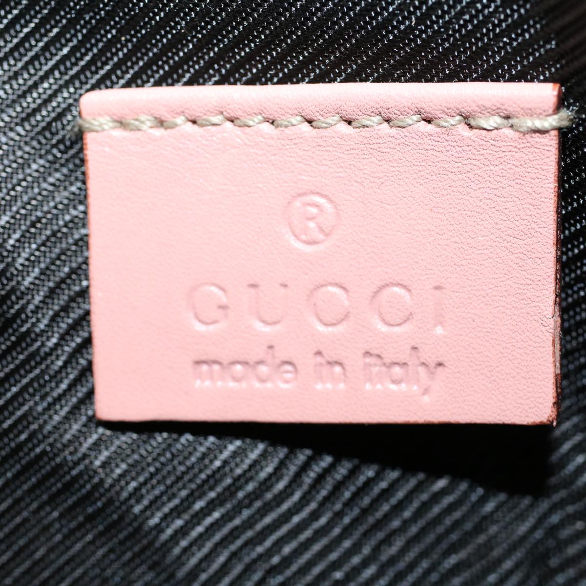 GUCCI GG Canvas Guccissima Pouch Pink 141810 yk8636