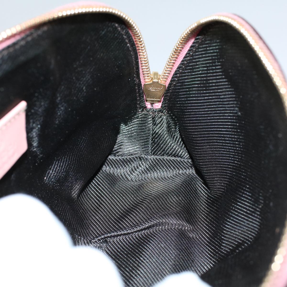 GUCCI GG Canvas Guccissima Pouch Pink 141810 yk8636