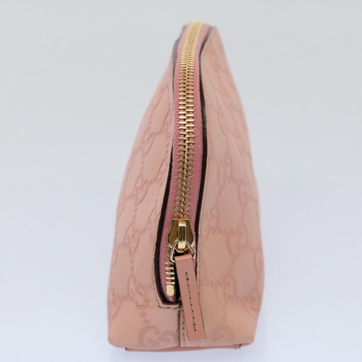 GUCCI GG Canvas Guccissima Pouch Pink 141810 yk8636