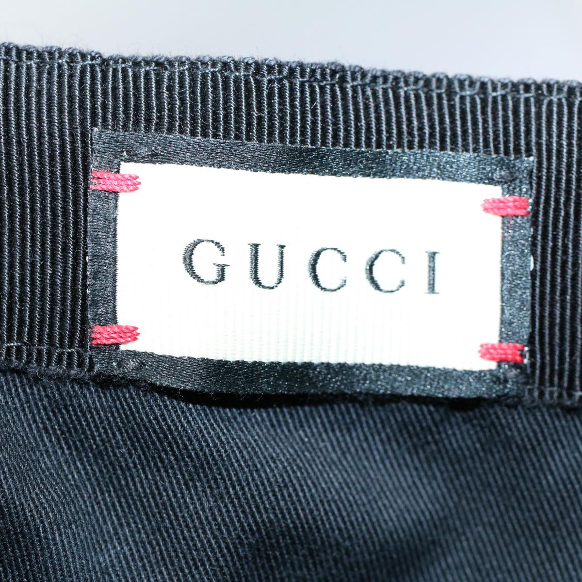 GUCCI GG Canvas Web Sherry Line Cap L Red Black Green 200035 yk8647