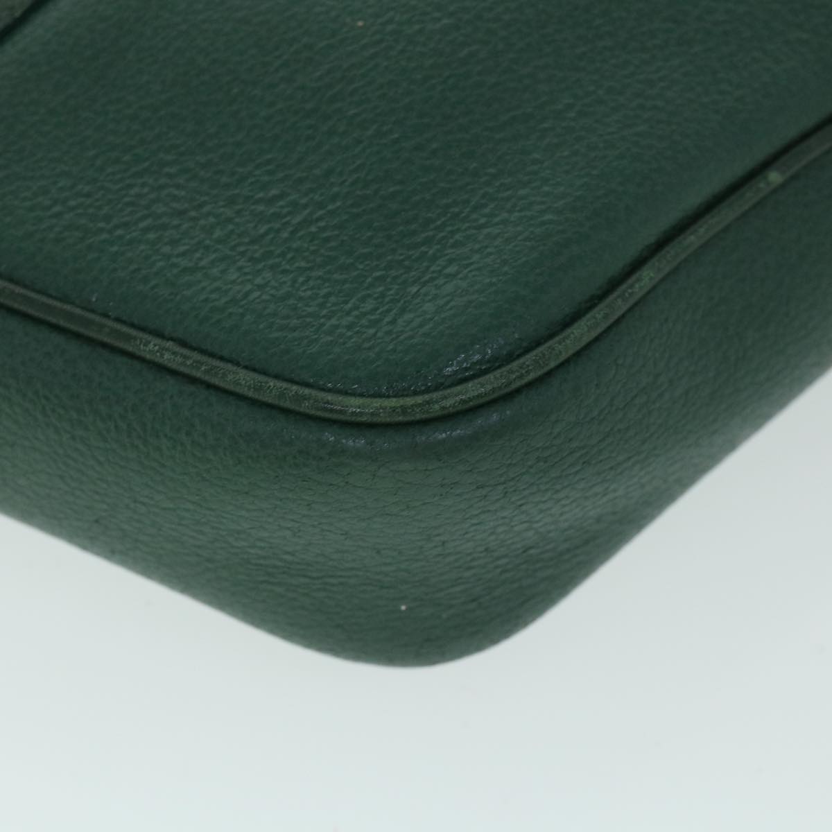 GUCCI Shoulder Bag Leather Green 001 093 1050 yk8648