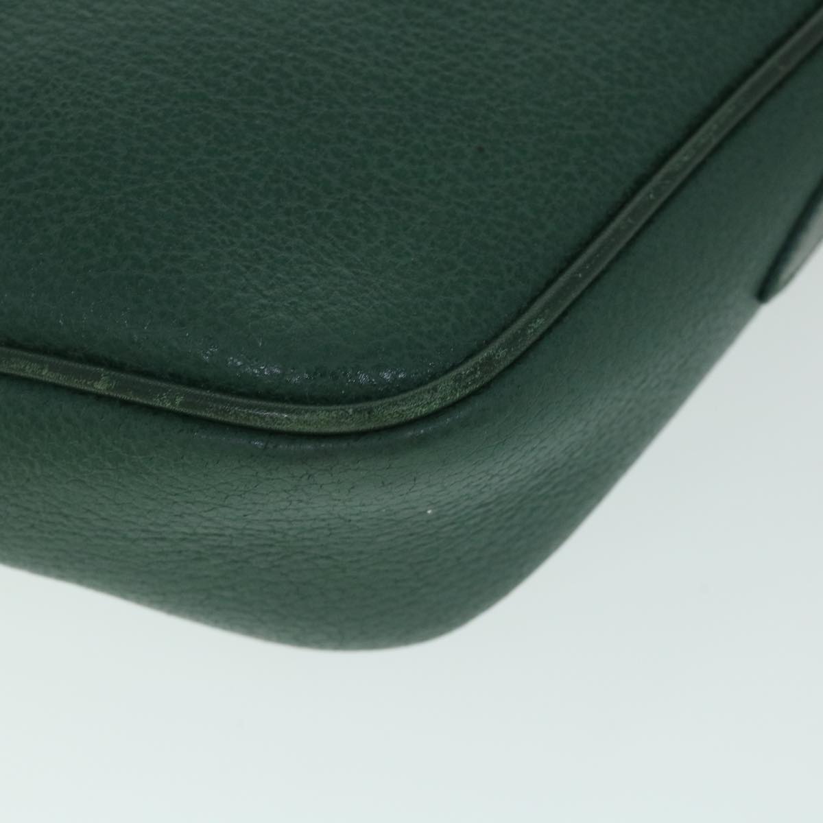 GUCCI Shoulder Bag Leather Green 001 093 1050 yk8648