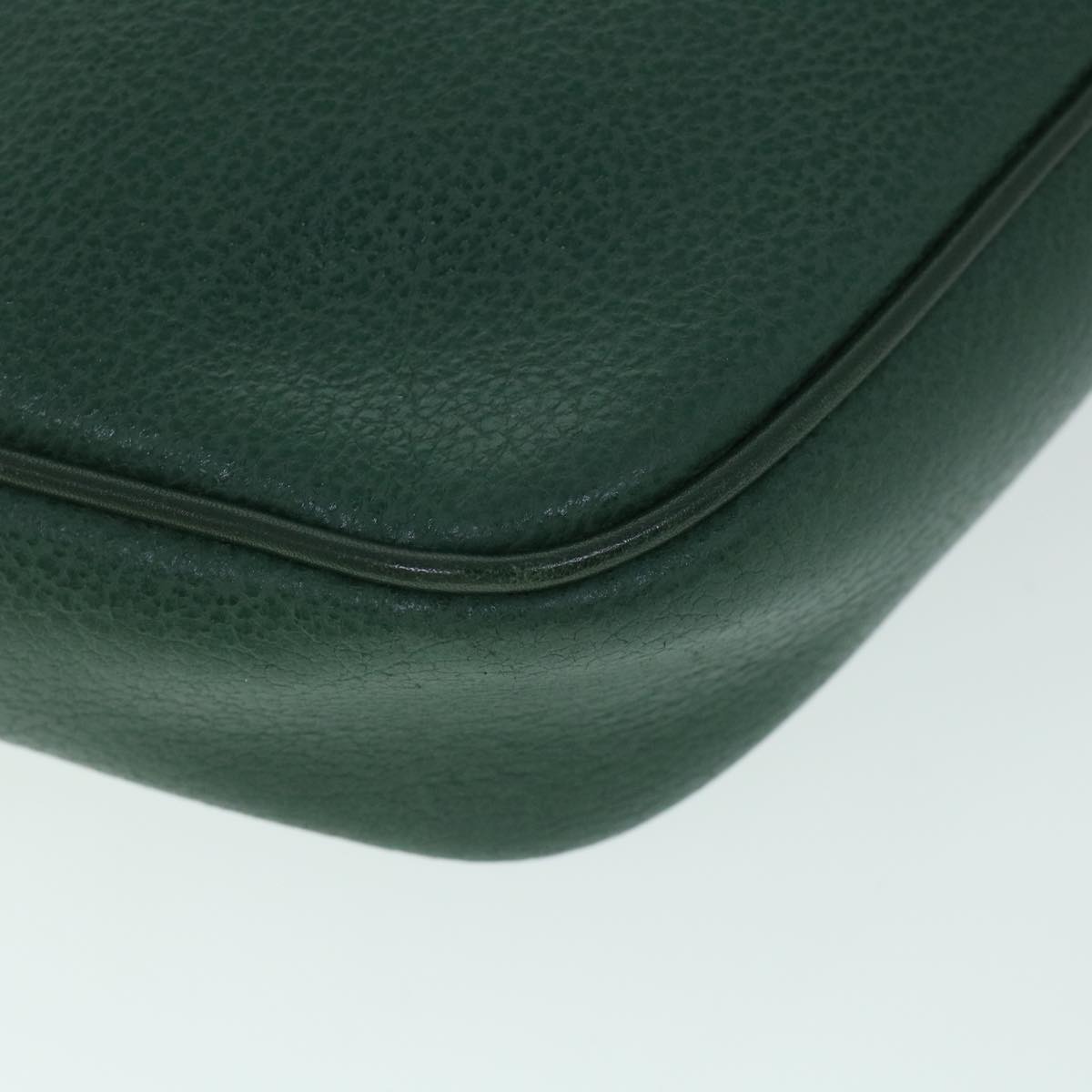 GUCCI Shoulder Bag Leather Green 001 093 1050 yk8648