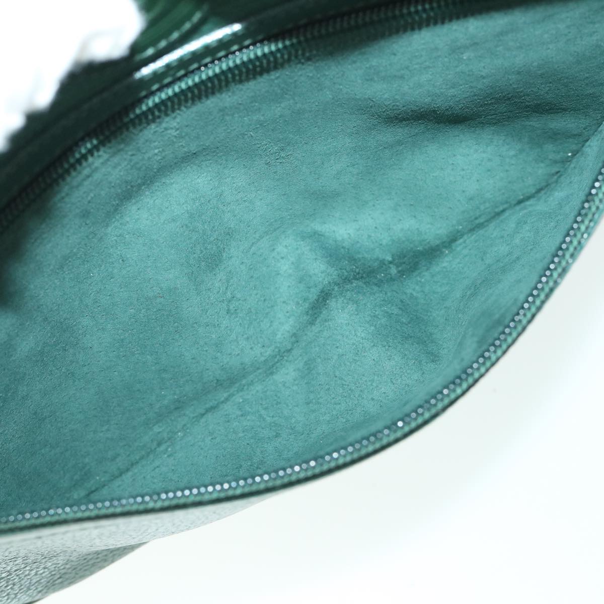 GUCCI Shoulder Bag Leather Green 001 093 1050 yk8648