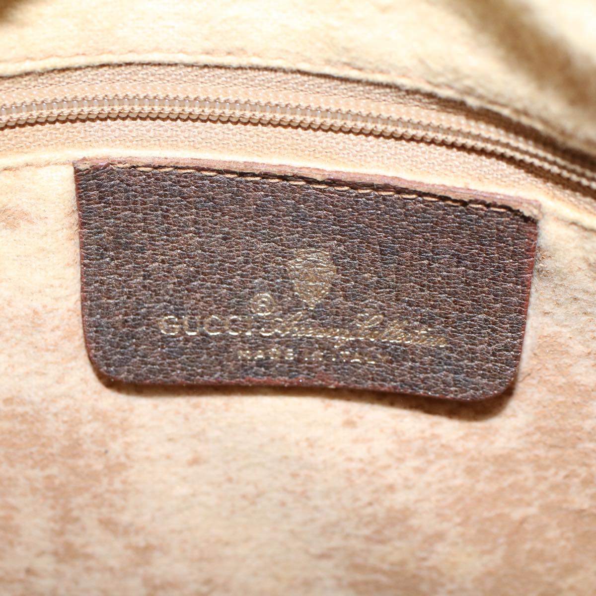GUCCI GG Canvas Web Sherry Line Shoulder Bag Beige Red 89 02 032 yk8654