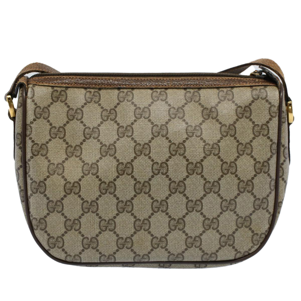 GUCCI GG Canvas Web Sherry Line Shoulder Bag Beige Red 89 02 032 yk8654