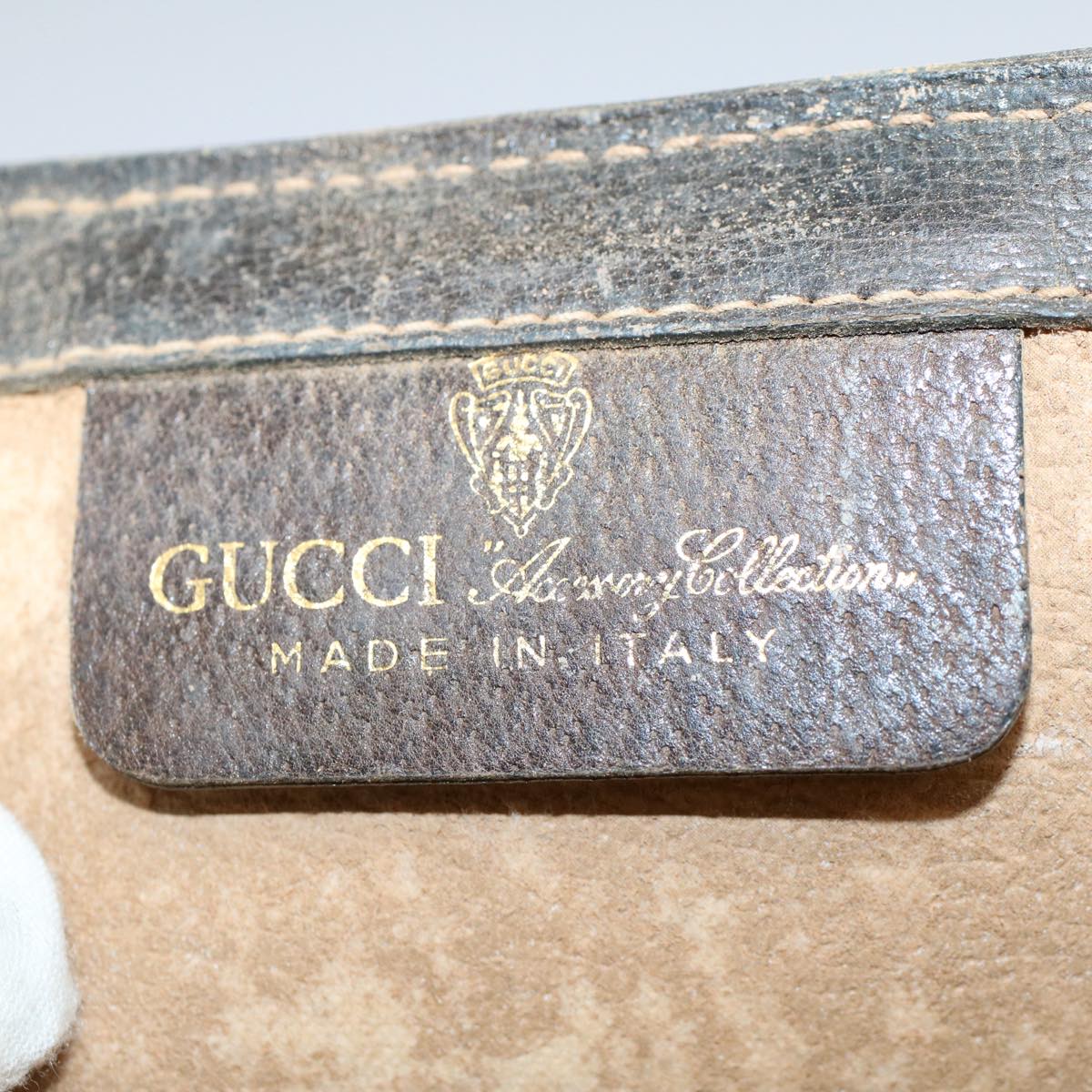 GUCCI GG Canvas Web Sherry Line Clutch Bag Beige Red 41 014 3087 25 yk8666