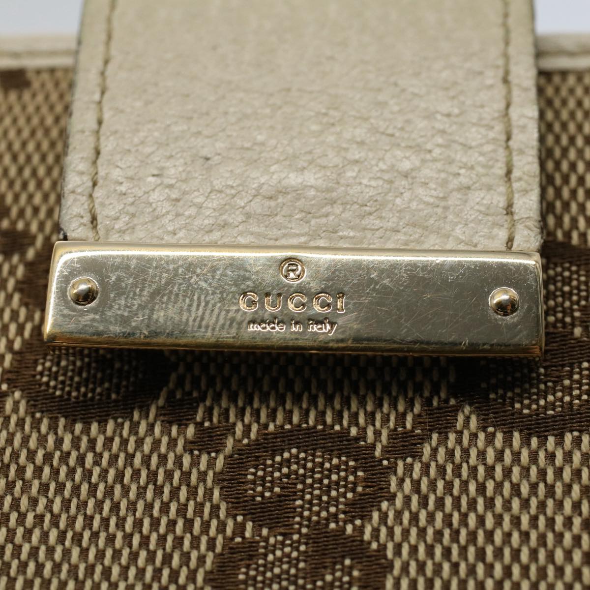 GUCCI GG Canvas Day Planner Cover Beige 115240 yk8673