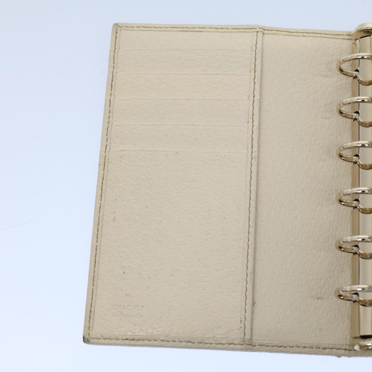 GUCCI GG Canvas Day Planner Cover Beige 115240 yk8673
