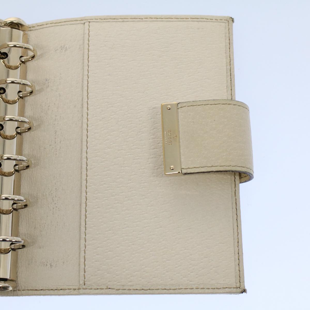 GUCCI GG Canvas Day Planner Cover Beige 115240 yk8673