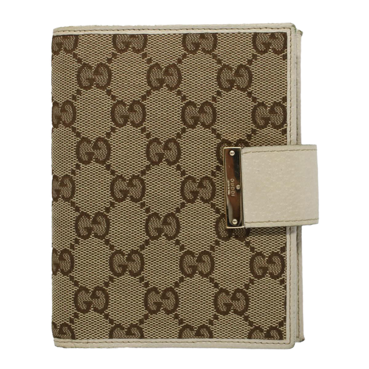 GUCCI GG Canvas Day Planner Cover Beige 115240 yk8673