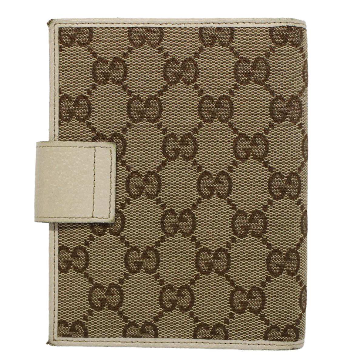 GUCCI GG Canvas Day Planner Cover Beige 115240 yk8673