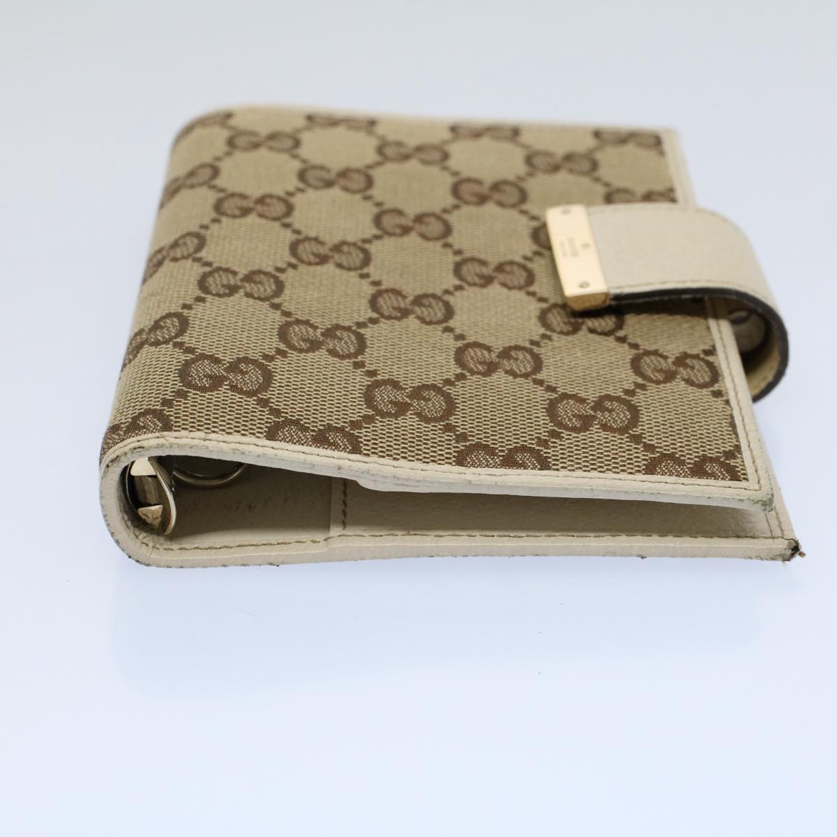 GUCCI GG Canvas Day Planner Cover Beige 115240 yk8673