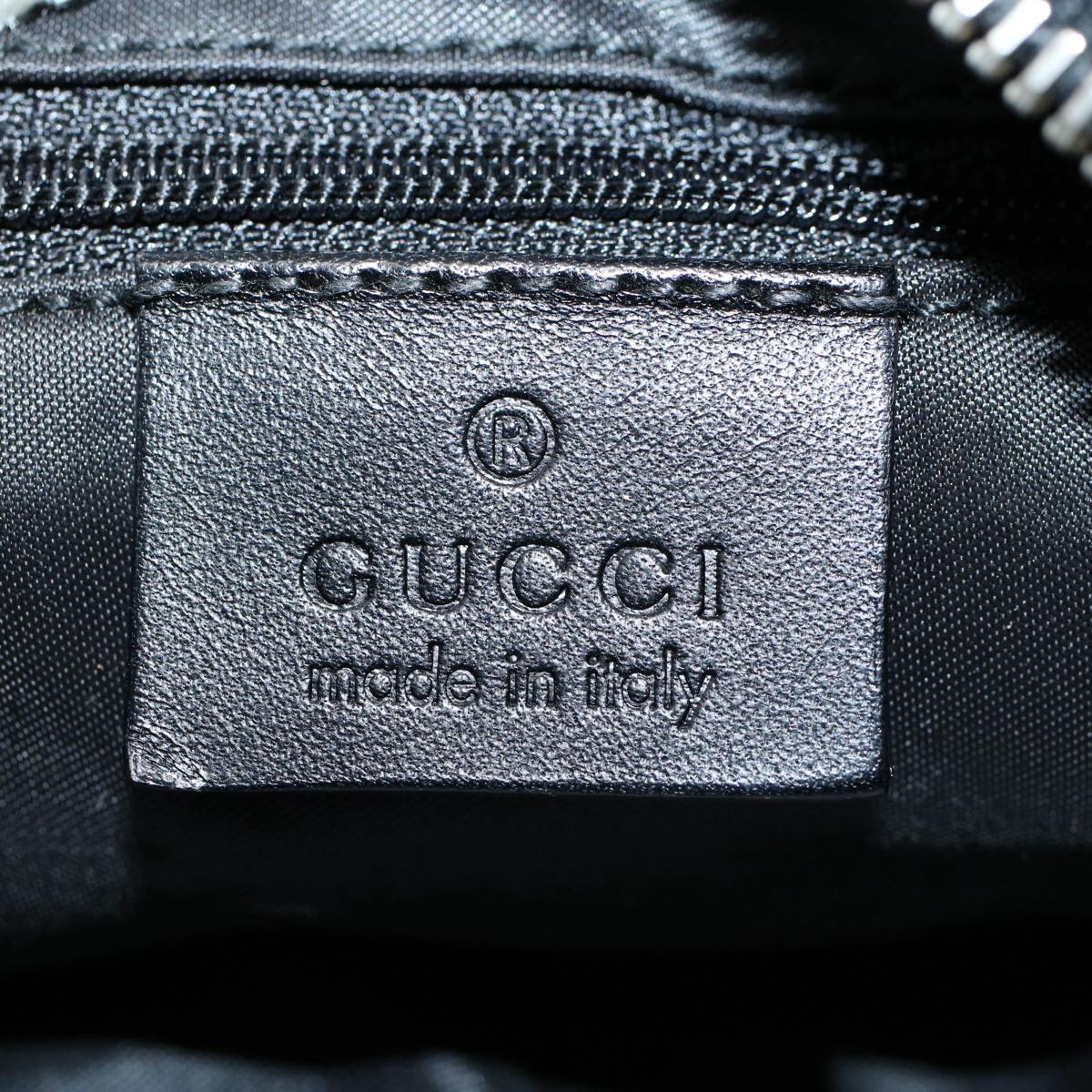 GUCCI GG Canvas Shoulder Bag Black 001 3812 yk8676