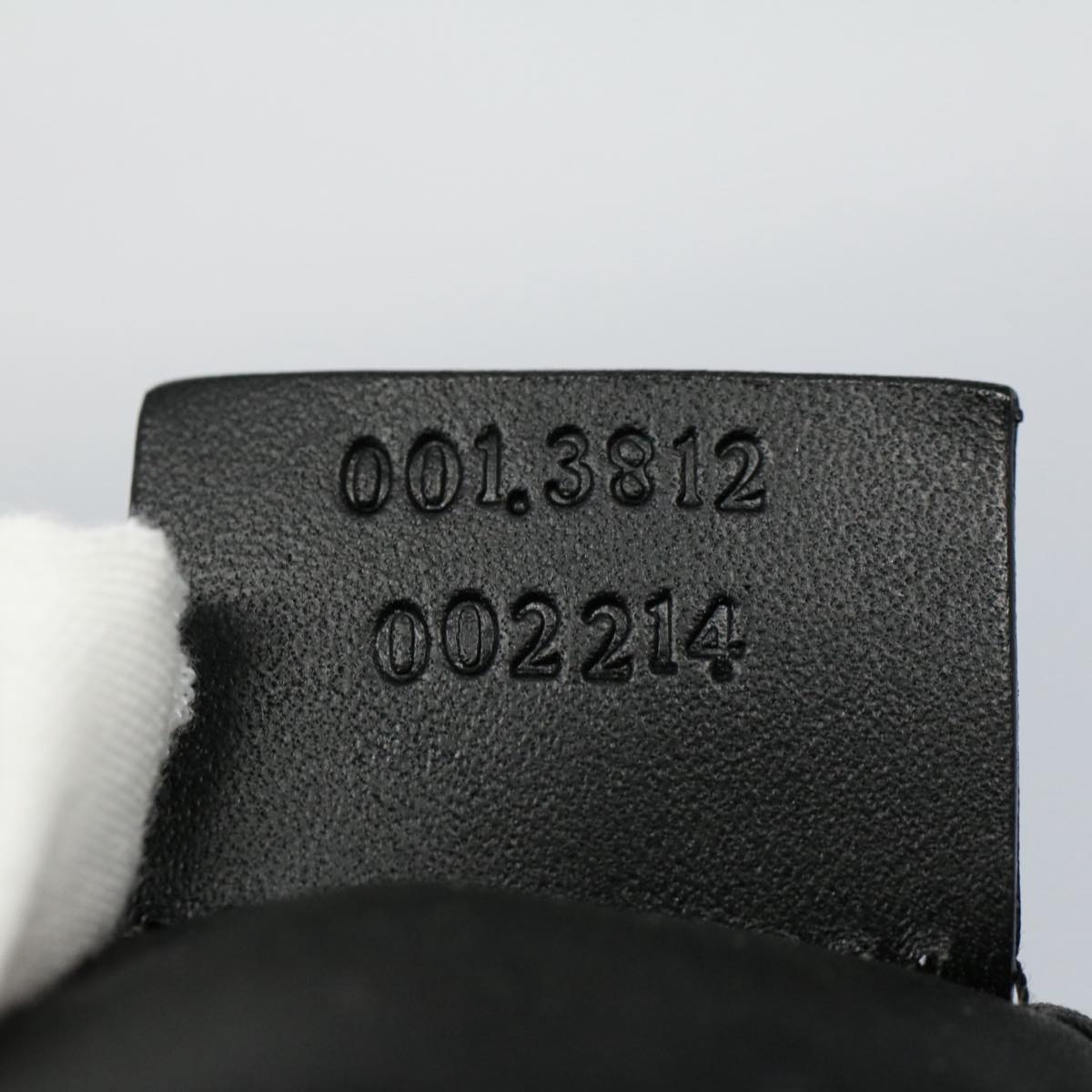 GUCCI GG Canvas Shoulder Bag Black 001 3812 yk8676