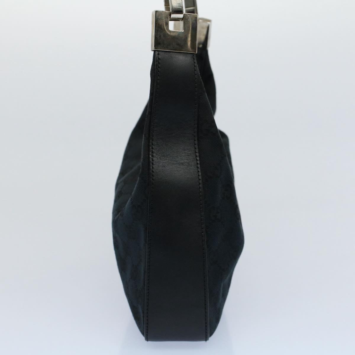 GUCCI GG Canvas Shoulder Bag Black 001 3812 yk8676