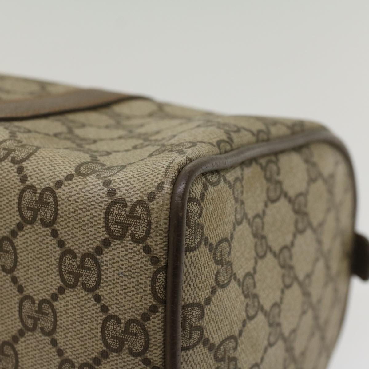 GUCCI GG Canvas Web Sherry Line Boston Bag Beige Red Green 39 02 007 yk8683