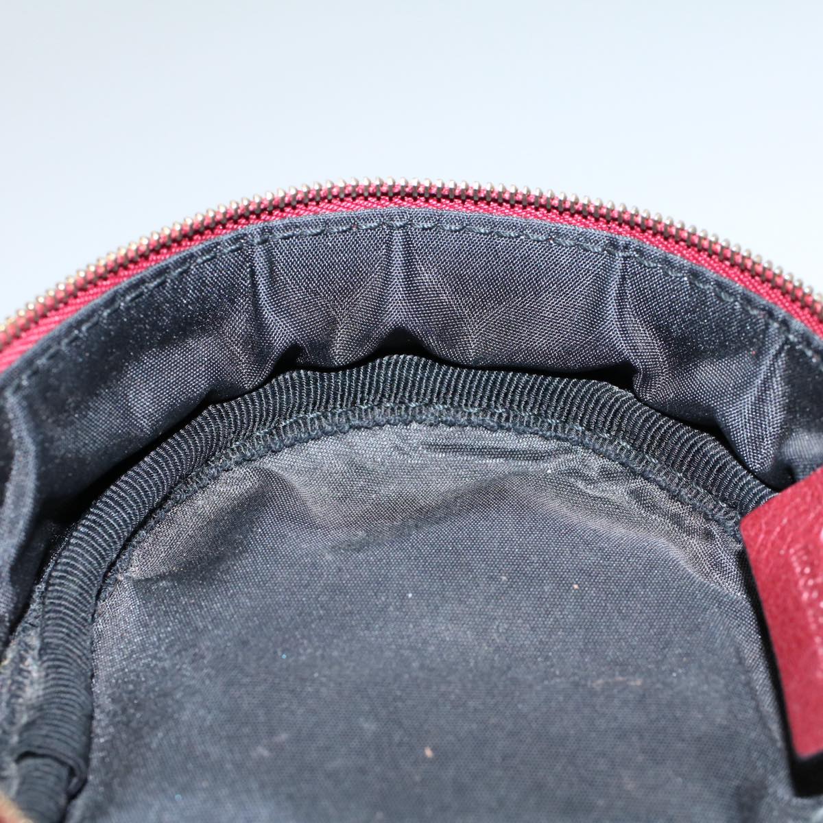 GUCCI GG Canvas Guccissima Pouch Red 212217 yk8686