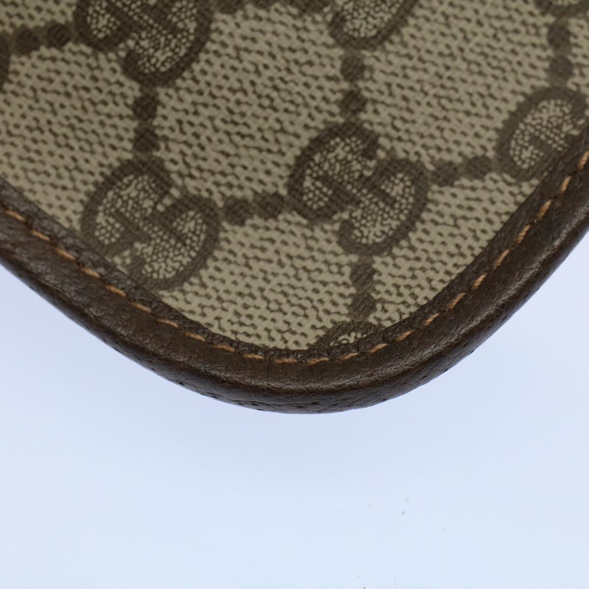 GUCCI GG Canvas Web Sherry Line Pouch Beige Red Green 14 14 5205 yk8690