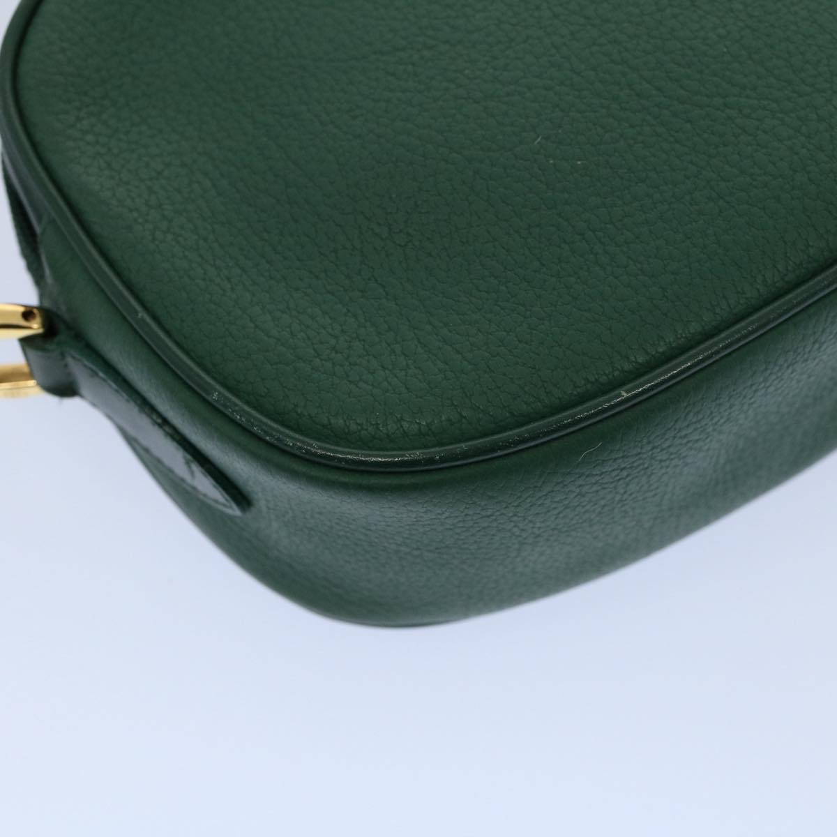 GUCCI Shoulder Bag Leather Green 007 113 0115 yk8692