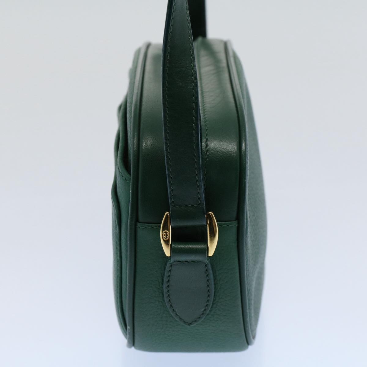 GUCCI Shoulder Bag Leather Green 007 113 0115 yk8692