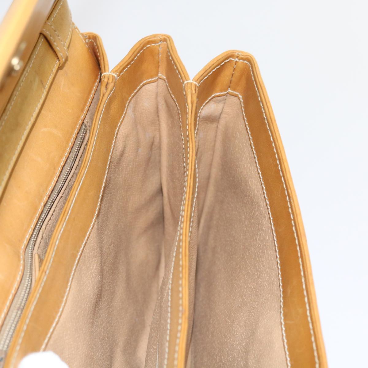 GUCCI Micro GG Canvas Shoulder Bag PVC Leather Beige 004 106 0024 yk8694