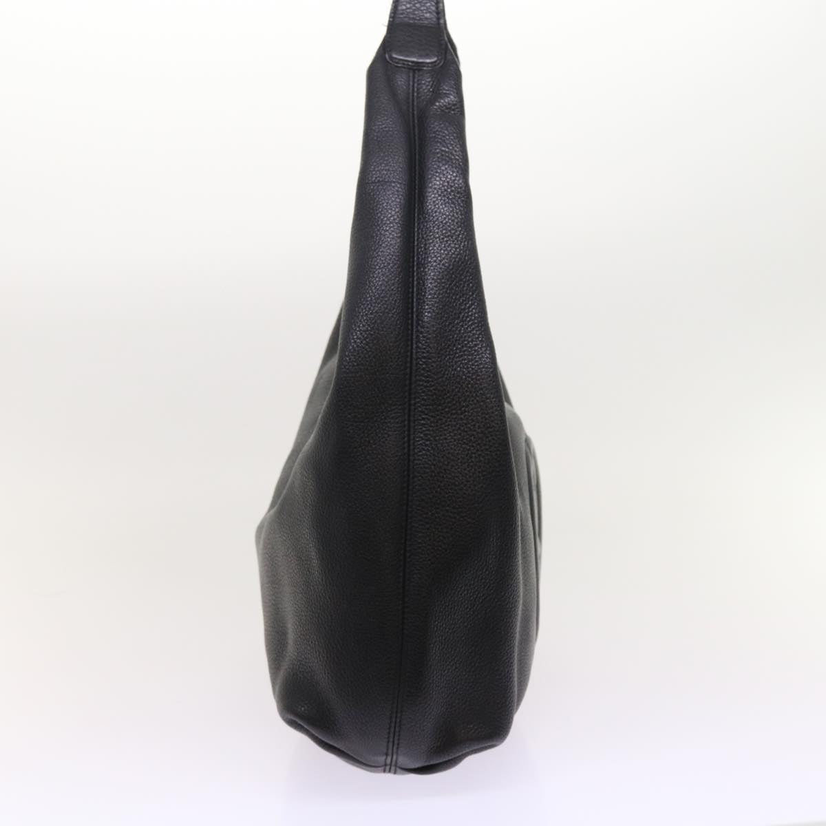 GUCCI Soho Fringe Shoulder Bag Leather Black 282304 yk8698