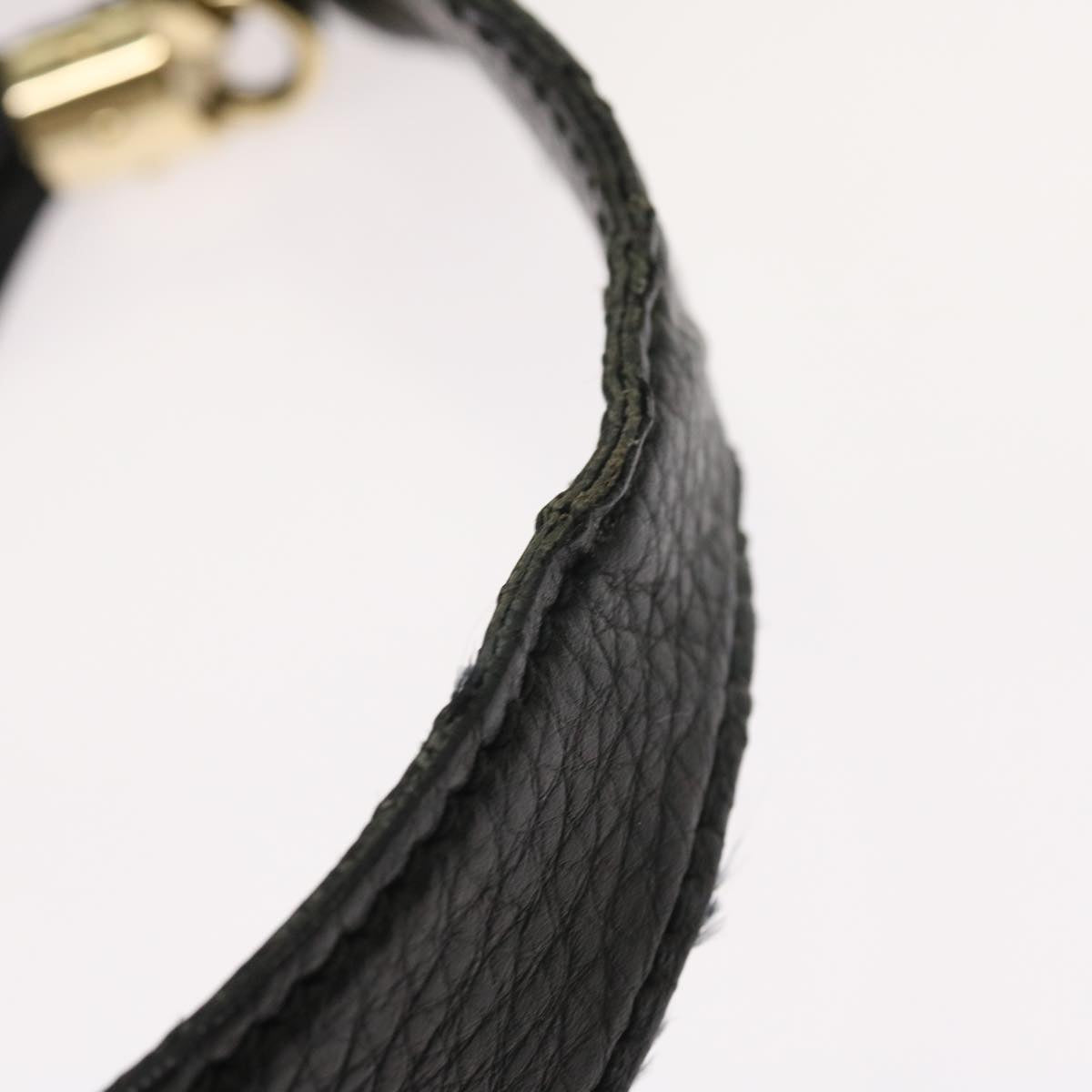GUCCI Soho Fringe Shoulder Bag Leather Black 282304 yk8698