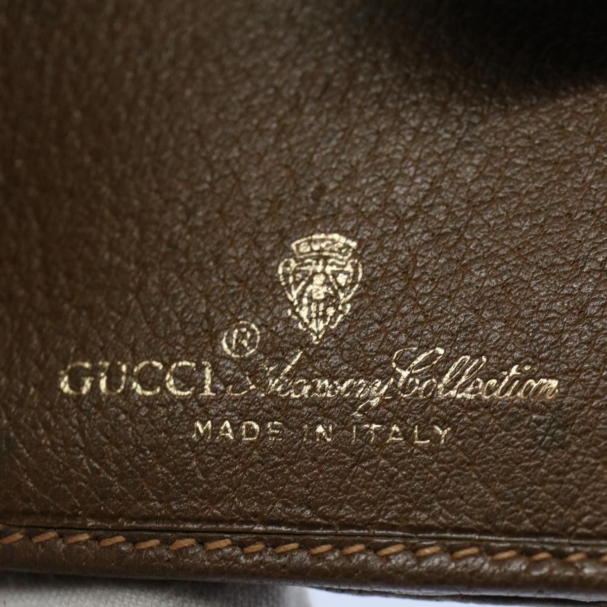 GUCCI GG Canvas Wallet PVC Leather Beige yk8700