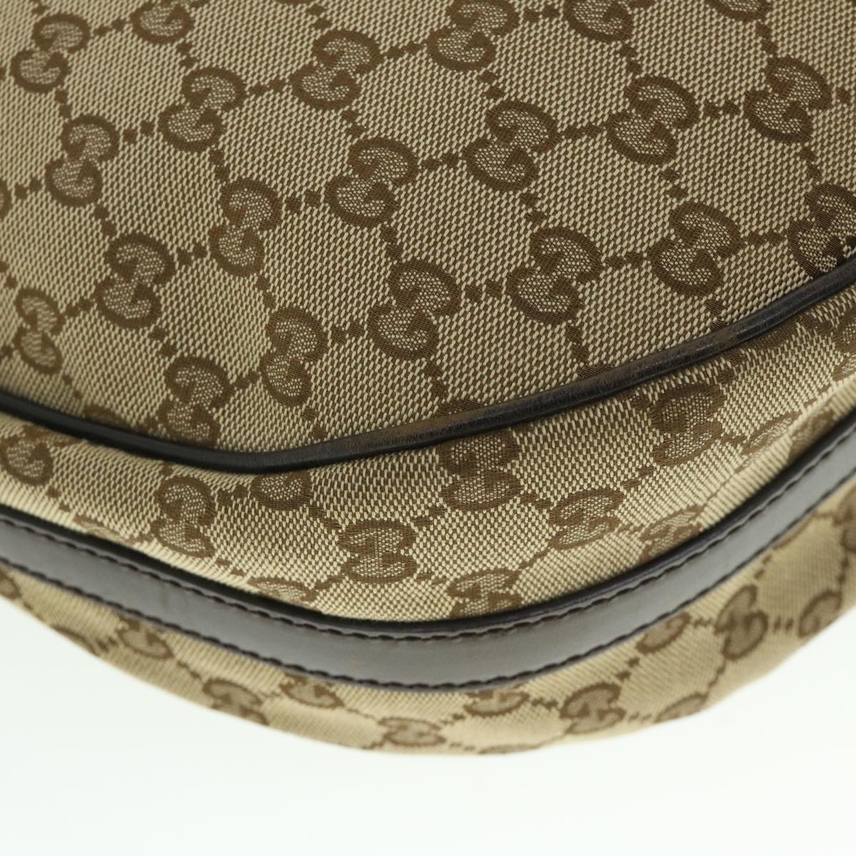 GUCCI GG Canvas Shoulder Bag Beige 232962 yk8702