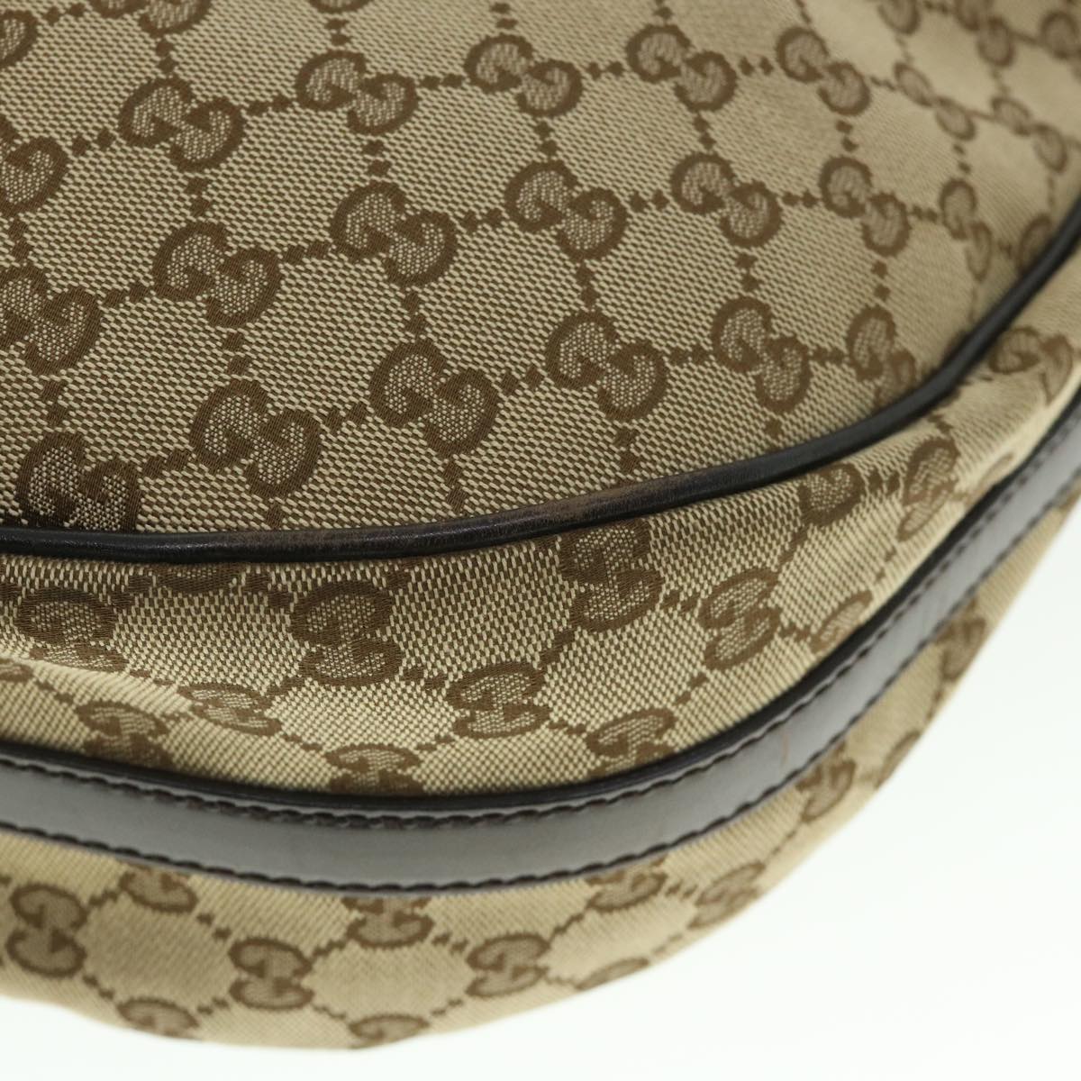 GUCCI GG Canvas Shoulder Bag Beige 232962 yk8702