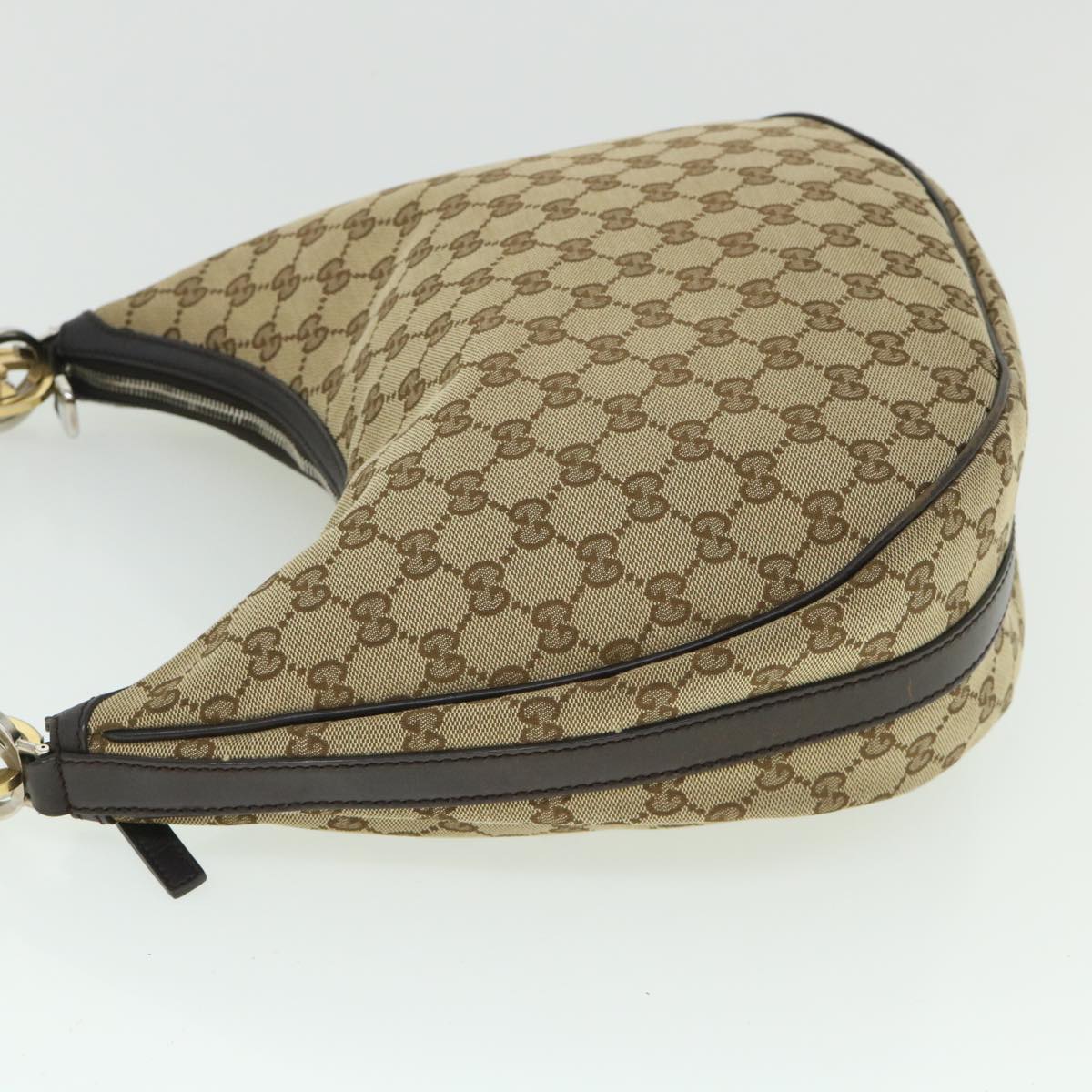 GUCCI GG Canvas Shoulder Bag Beige 232962 yk8702