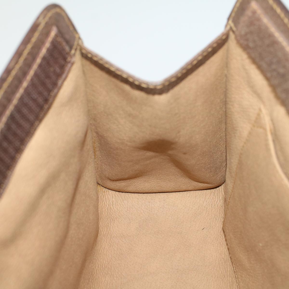 GUCCI GG Canvas Clutch Bag PVC Leather Beige 014 89 0102 yk8706