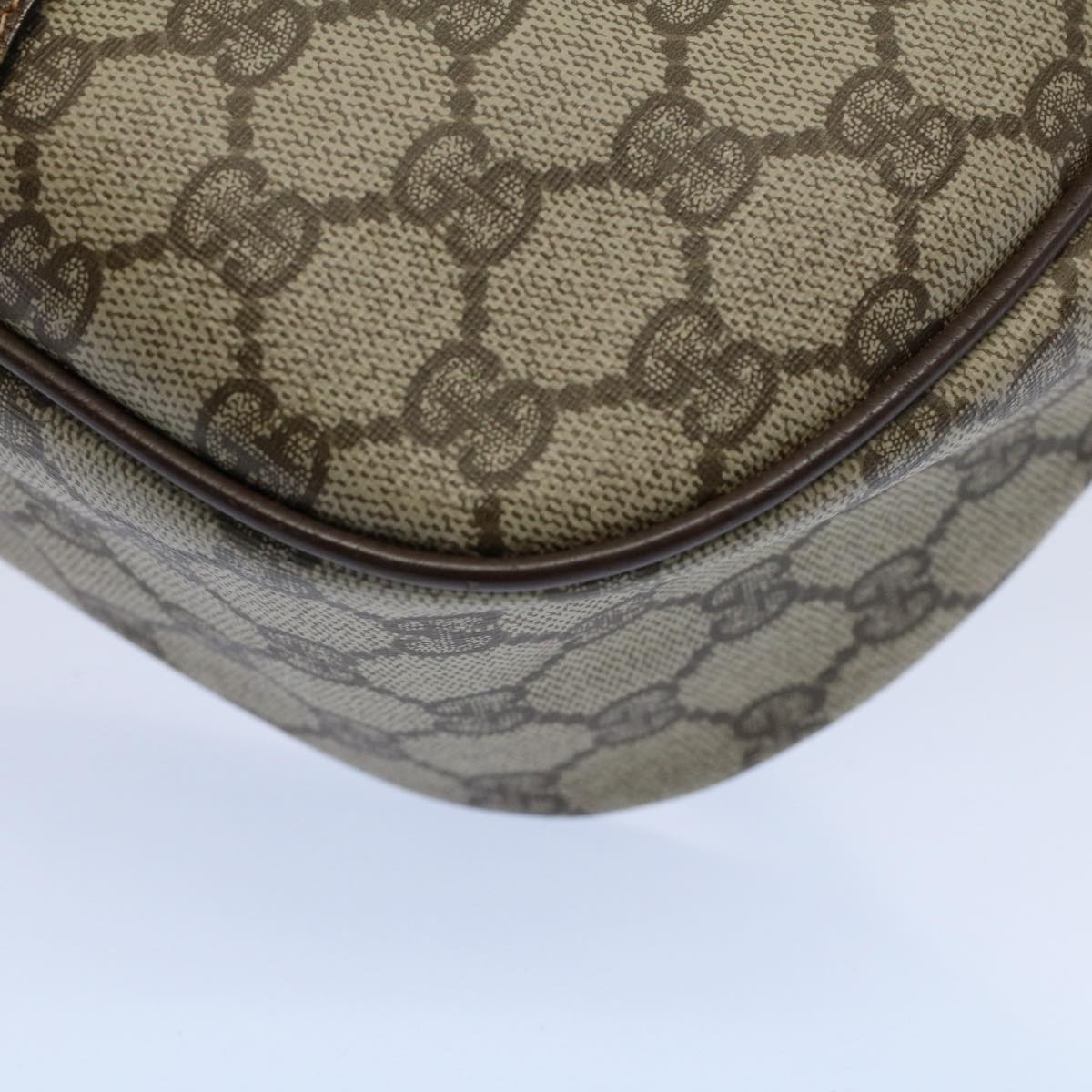 GUCCI GG Canvas Web Sherry Line Shoulder Bag Beige Red 89 02 032 yk8711