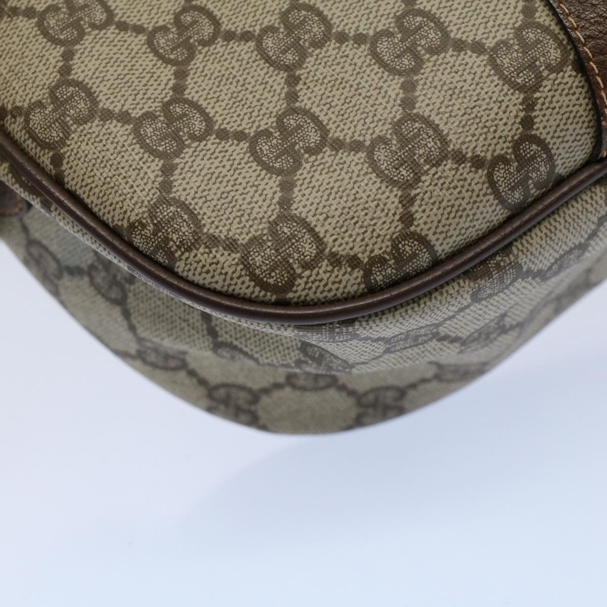 GUCCI GG Canvas Web Sherry Line Shoulder Bag Beige Red 89 02 032 yk8711