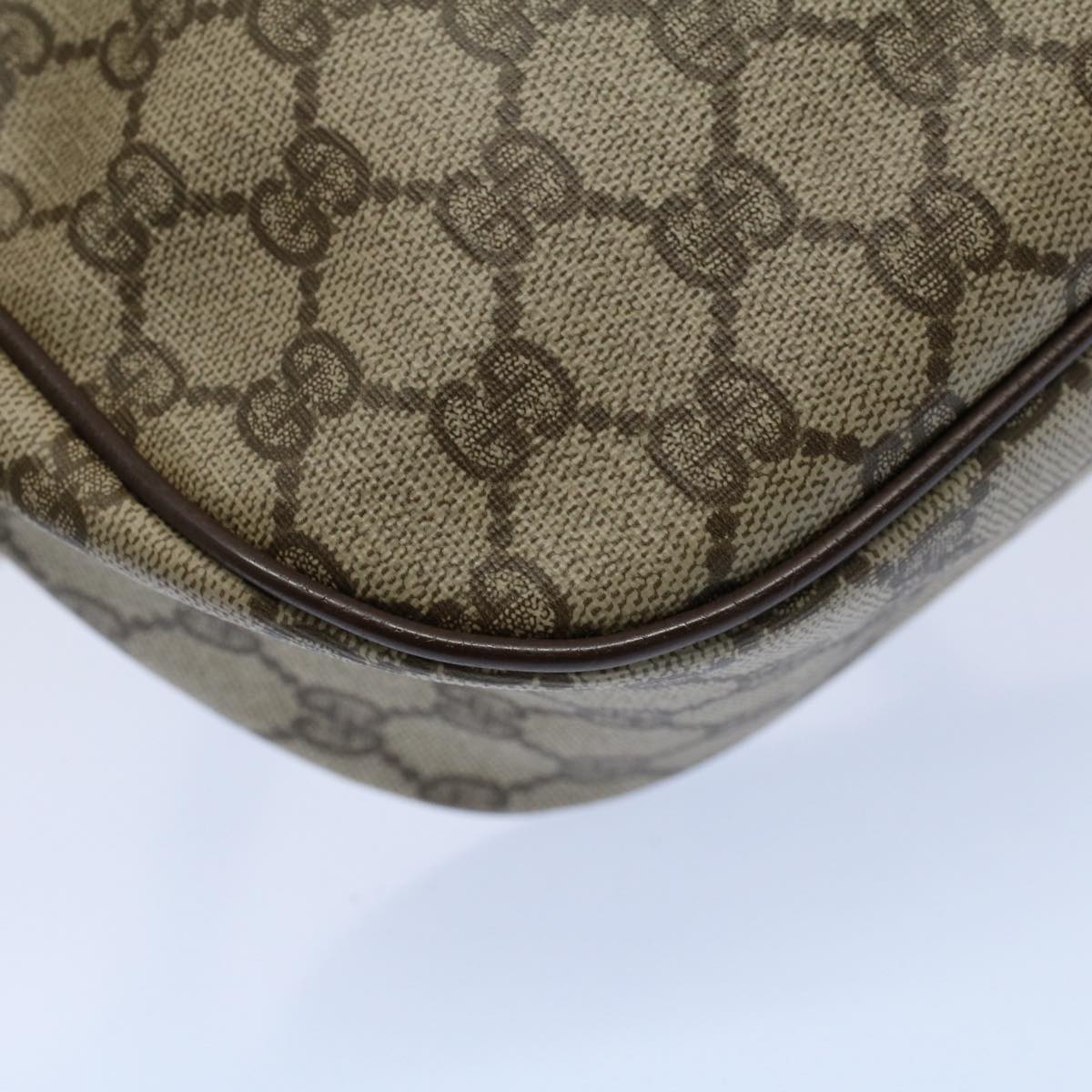 GUCCI GG Canvas Web Sherry Line Shoulder Bag Beige Red 89 02 032 yk8711