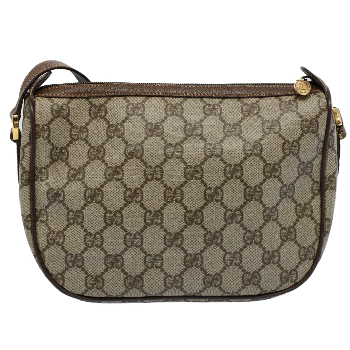 GUCCI GG Canvas Web Sherry Line Shoulder Bag Beige Red 89 02 032 yk8711