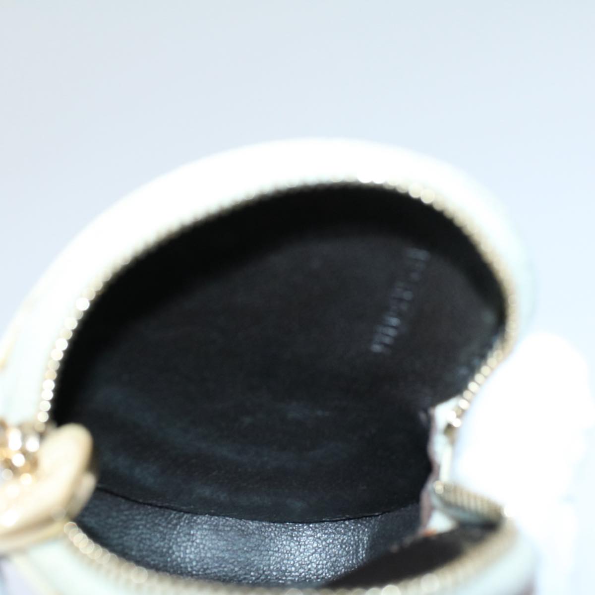 GUCCI GG Canvas Heart Coin Purse Beige 152615 yk8712