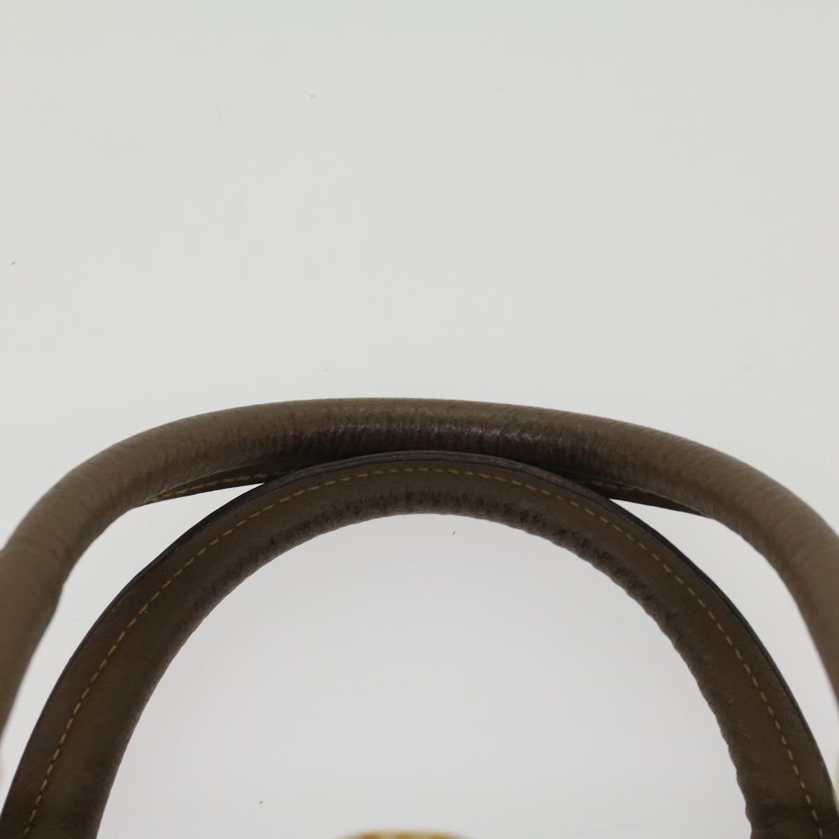 GUCCI GG Canvas Boston Bag PVC Leather Beige 002 123 6842 yk8724