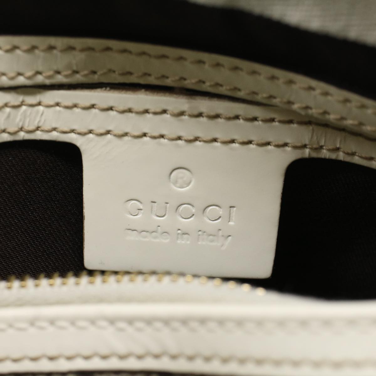 GUCCI GG Canvas Mini Boston Bag PVC Leather Beige 193604 yk8727