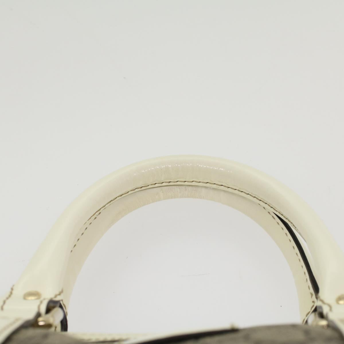 GUCCI GG Canvas Mini Boston Bag PVC Leather Beige 193604 yk8727
