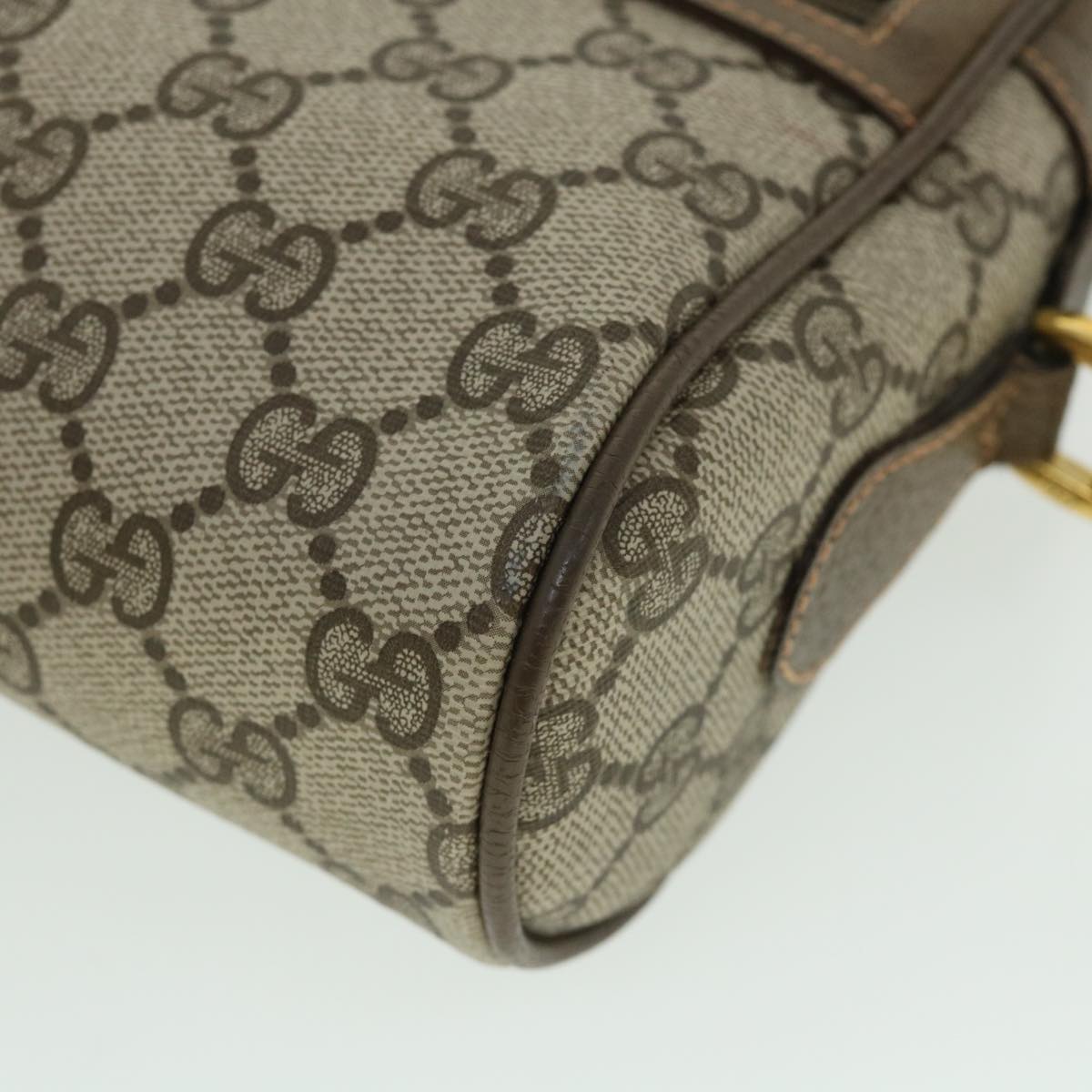 GUCCI GG Canvas Web Sherry Line Shoulder Bag Beige Red 56 02 087 yk8741