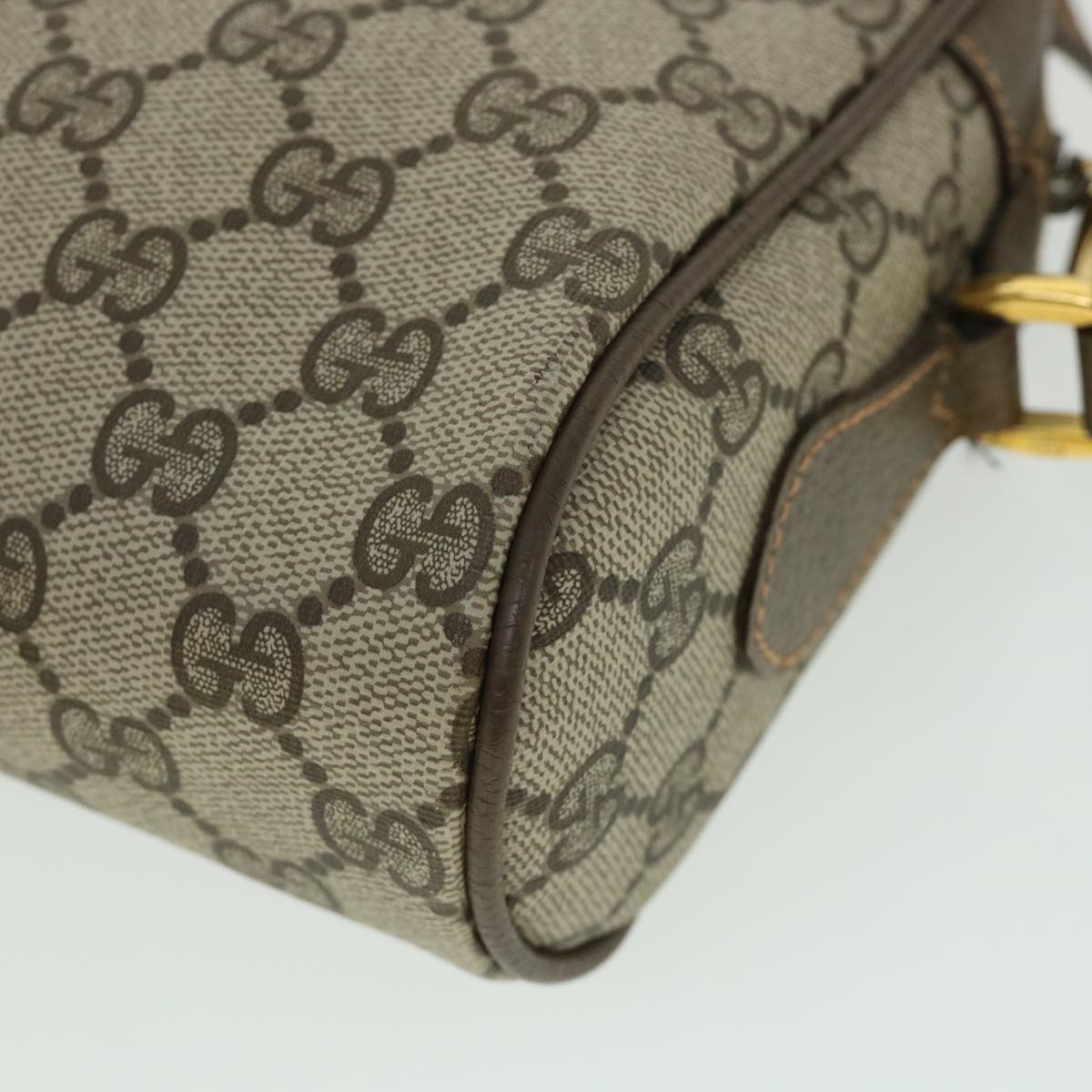 GUCCI GG Canvas Web Sherry Line Shoulder Bag Beige Red 56 02 087 yk8741