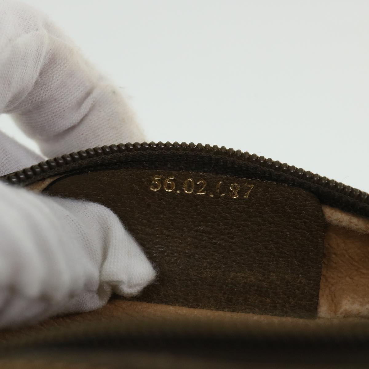 GUCCI GG Canvas Web Sherry Line Shoulder Bag Beige Red 56 02 087 yk8741