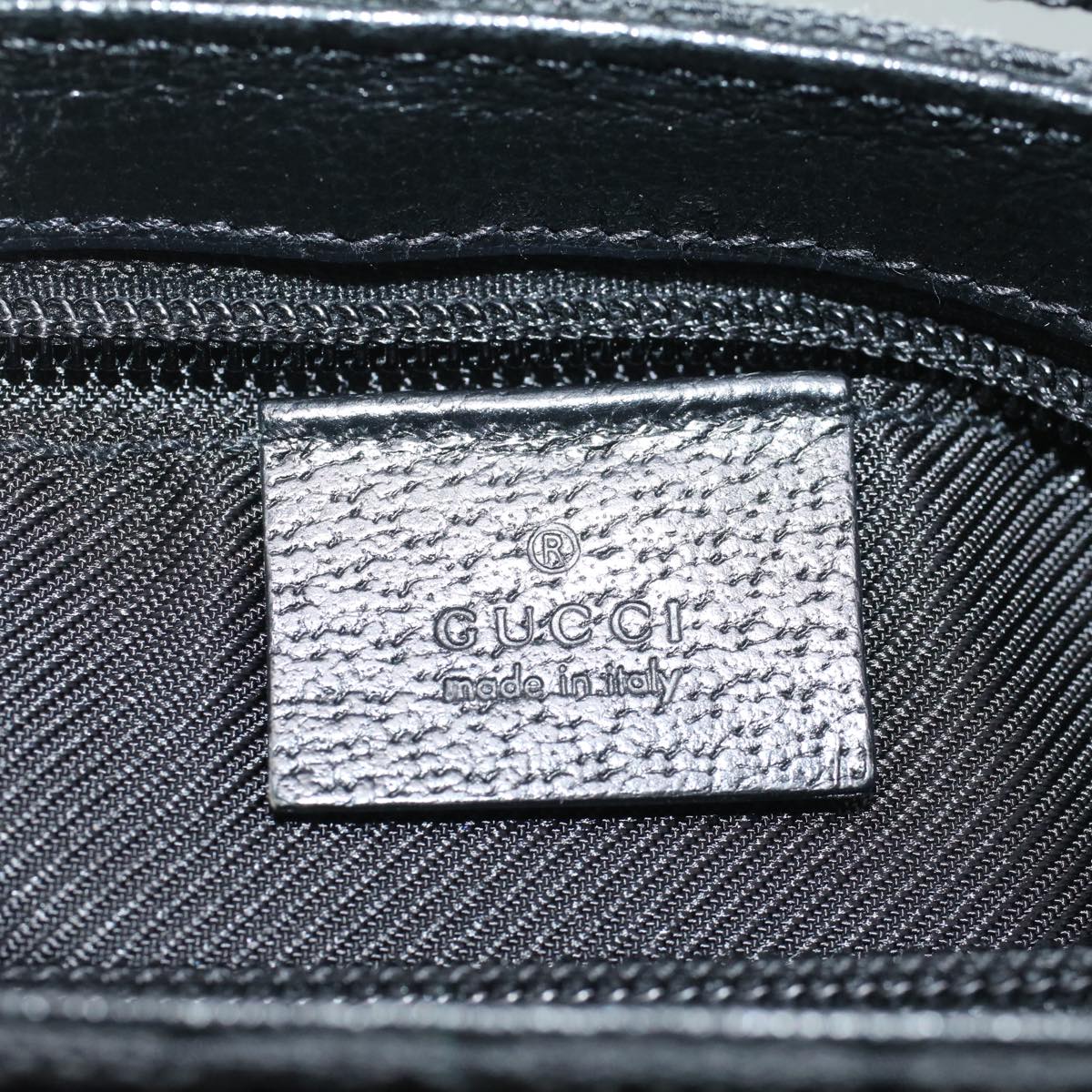 GUCCI GG Canvas Hand Bag Black 106644 yk8744