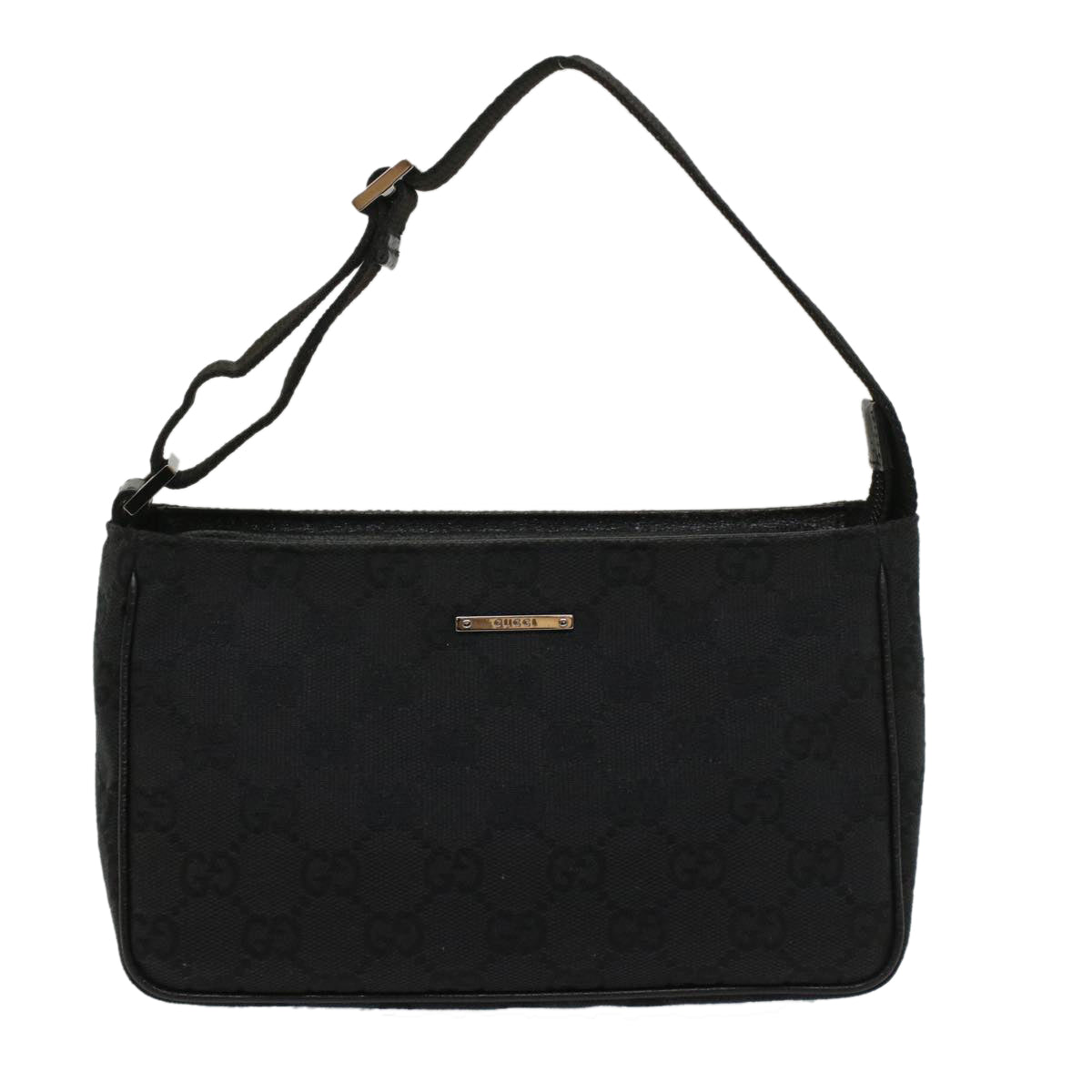 GUCCI GG Canvas Hand Bag Black 106644 yk8744